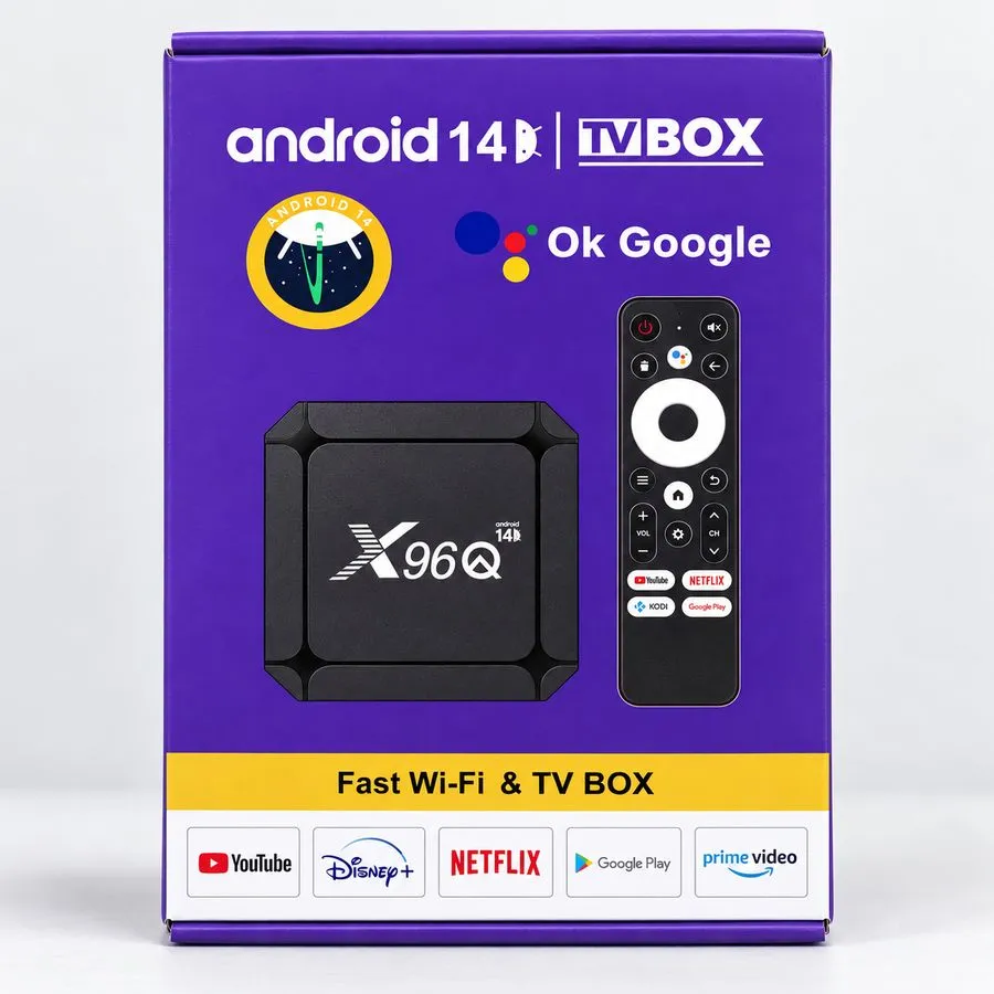 ด้านหน้ากล่อง X96Q